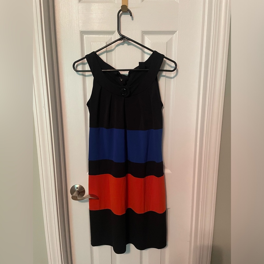 Enfocus Studio color block sleeveless dress